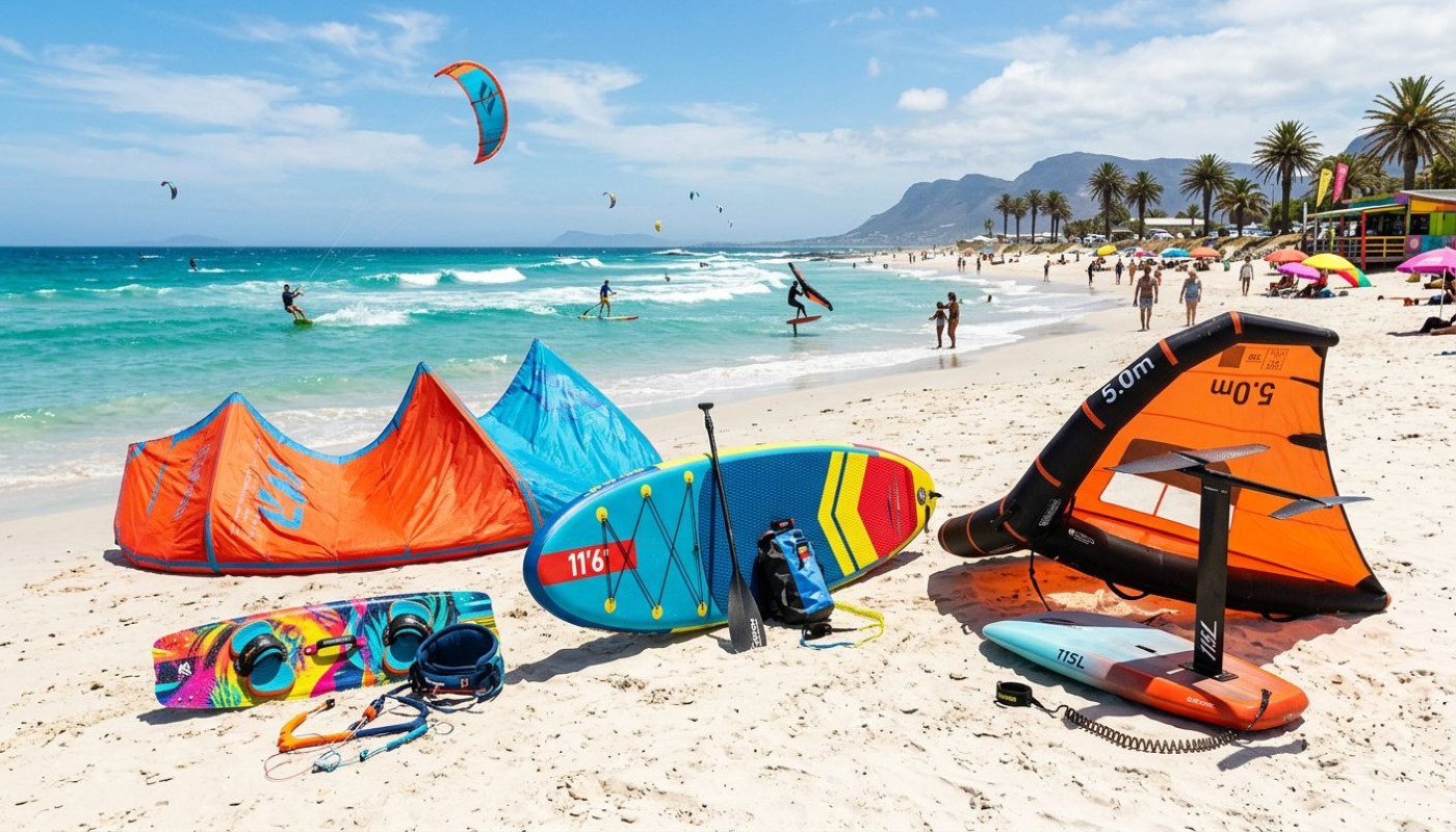 Wie wählt man die richtige Ausrüstung für Kitesurfen, SUP und Wingfoilen?